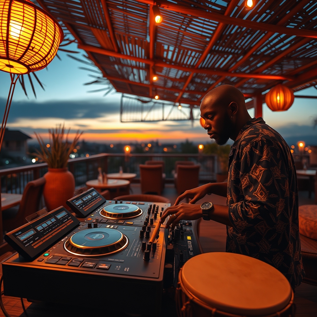Afro House DJ setup — editorial header image for Afro House DJ Crates for Sale: The 2026 Sunset-to-Peak-Time Blueprint