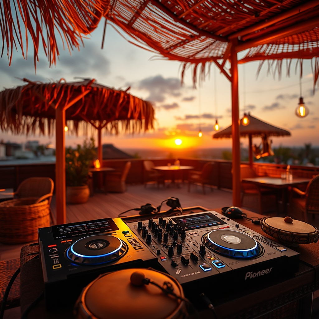 Afro House DJ setup — editorial header image for Afro Tech DJ Crates for Sale: The 2026 Guide to Blending Afro House and Tech House at 124 BPM