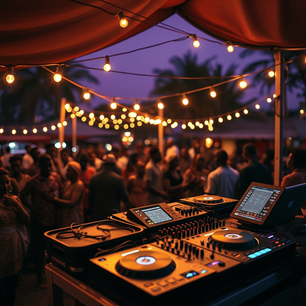Amapiano DJ setup — editorial header image for Amapiano DJ Crates for Sale: The 2026 Log Drum Essentials