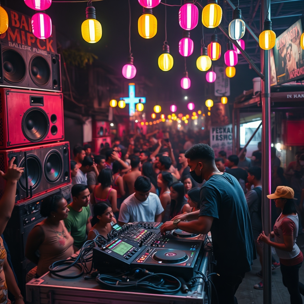 Baile Funk & Club DJ setup — editorial header image for Baile Funk DJ Crates for Sale: How to Mix Brazil's Loudest Export Into Any 2026 Set