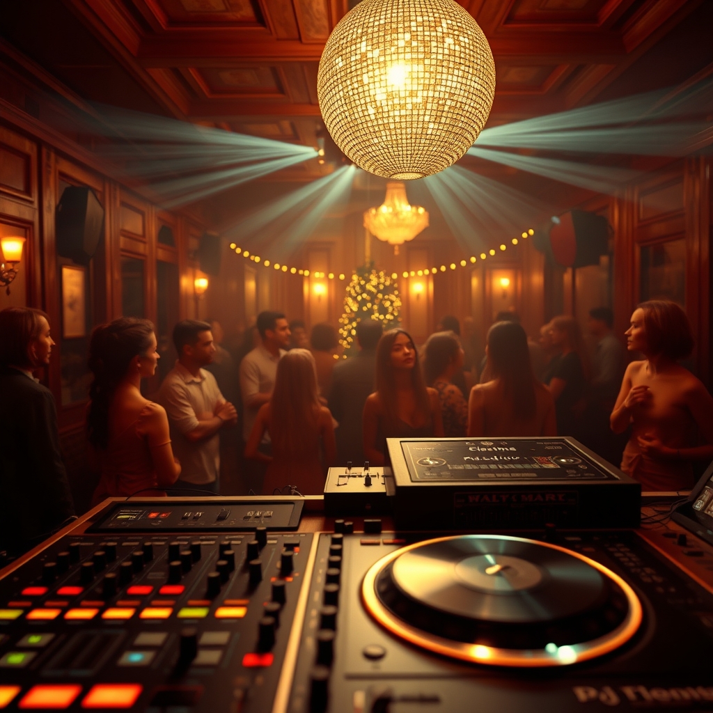 House DJ setup — editorial header image for Christmas Party DJ Crates for Sale: The 2026 Holiday Mashup & Open-Format Download Guide