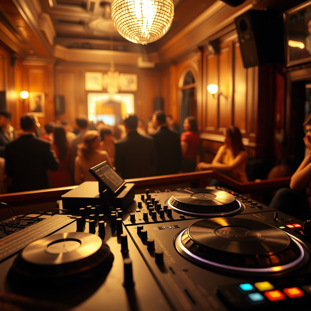 House DJ setup — editorial header image for DJ Record Pools vs. Owned WAV Crates: What Happens When Your Subscription Ends