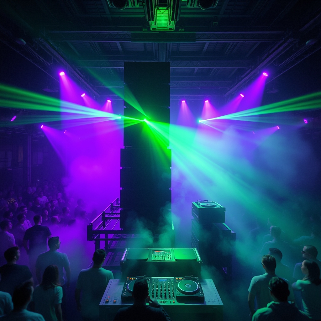 Drum & Bass DJ setup — editorial header image for Jungle & Drum and Bass DJ Crates for Sale: The 2026 Breakbeat Revival Download Guide