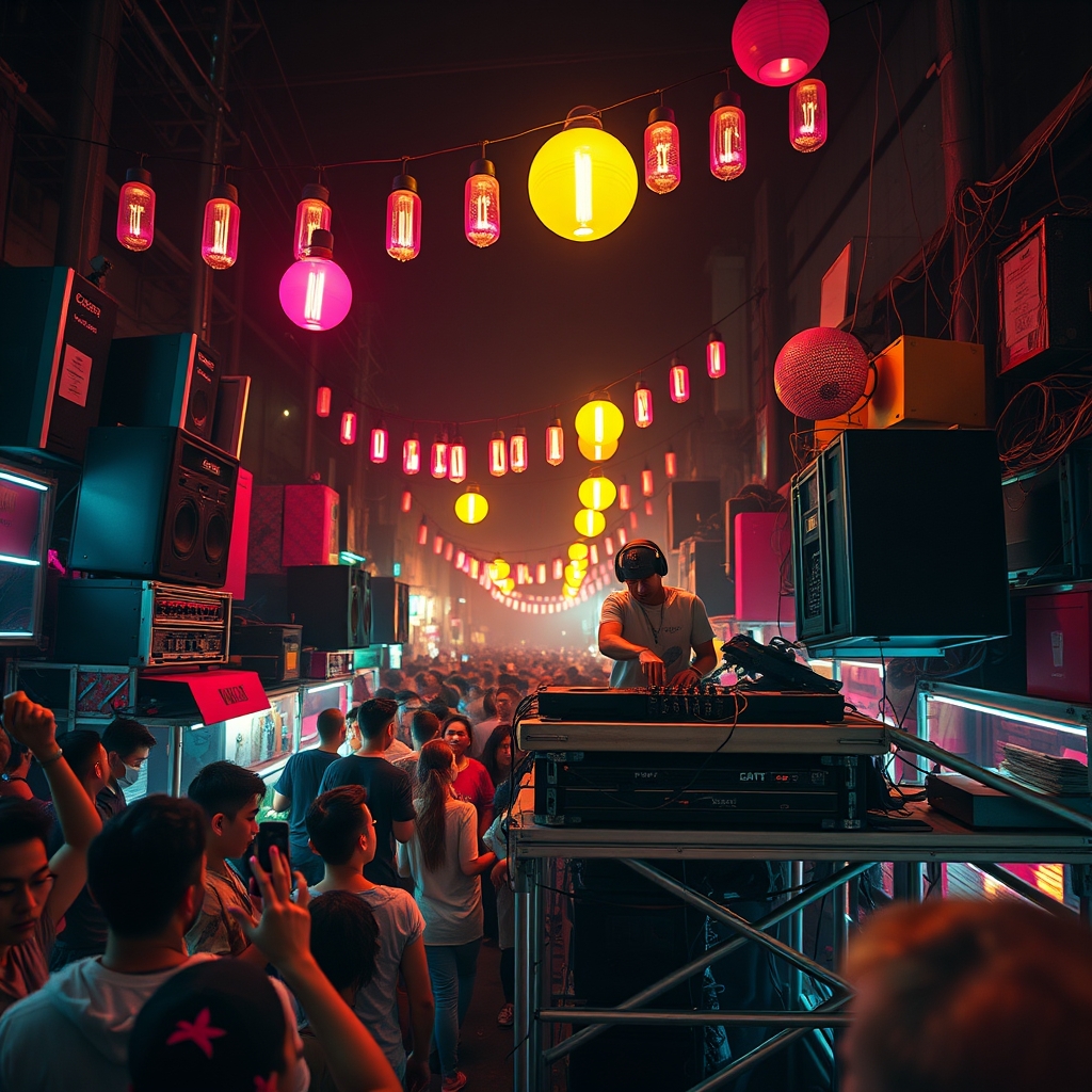 Baile Funk & Club DJ setup — editorial header image for Latin Grammy DJ Crates for Sale: The 2026 Dembow-Cumbia-Reggaeton Download Guide