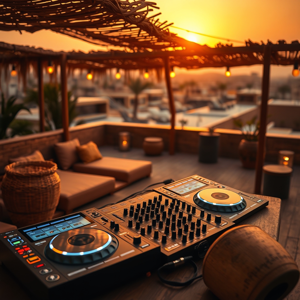 Afro House DJ setup — editorial header image for Oriental Afro House DJ Crates for Sale: The 2026 Desert-Groove Blueprint