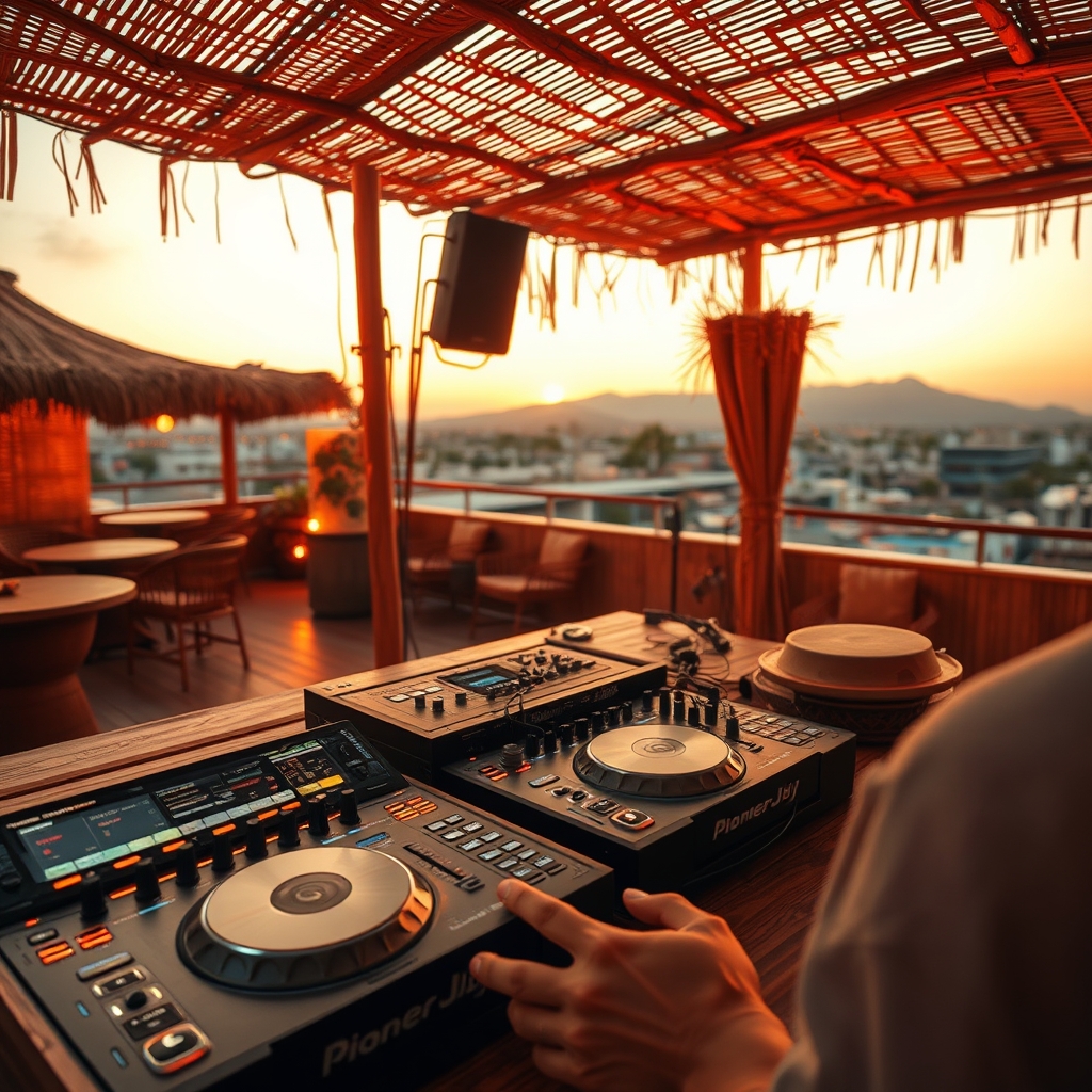 Afro House DJ setup — editorial header image for Tribal House DJ Crates for Sale: The 2026 Percussion-Layering Blueprint
